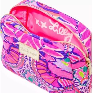 Lilly Pulitzer Printed Cosmetic Pouch Perfect Make Up Bag